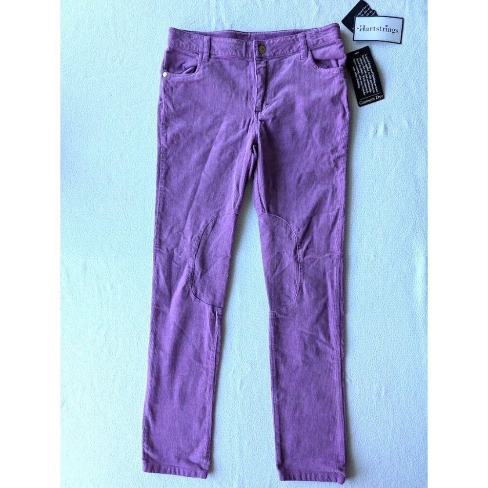 Hartstrings Corduroy‎ Woven Pants Girl's Size 12 Purple H76228 School Retro NEW